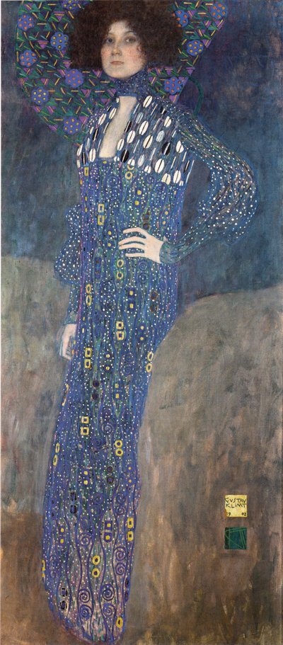 Ritratto di Emilie Flöge da Gustav Klimt